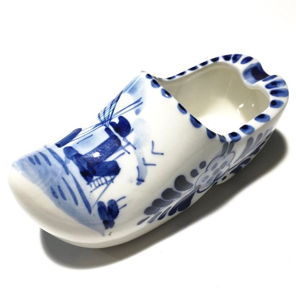 Vintage Delft Blue Holland hand-painted Ashtray - Picture 1 of 6